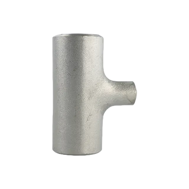 Stainless Steel  Scheduled  AS DIN11851 RIT Seamless Butt Weld Reducing Tee Pipe Fitting — 3/6