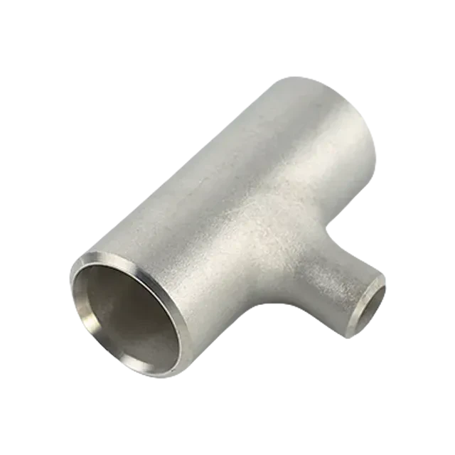 Stainless Steel  Scheduled  AS DIN11851 RIT Seamless Butt Weld Reducing Tee Pipe Fitting — 4/6