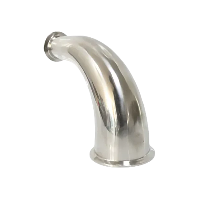Stainless Steel Sanitary ISO2037 L2KS AS1528.3 JN-FT-20 5002 45°Long Leg Clamped Elbow — 2/6