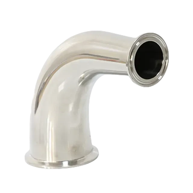Stainless Steel Sanitary ISO2037 L2KS AS1528.3 JN-FT-20 5002 45°Long Leg Clamped Elbow — 5/6