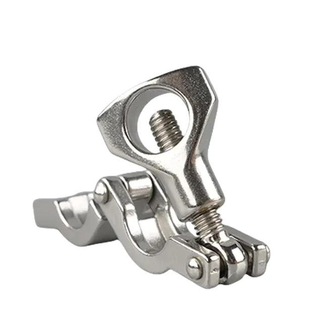Sanitary  Stainless Steel Single Hinge Micro Clamp Single Pin Fastener — 3/6
