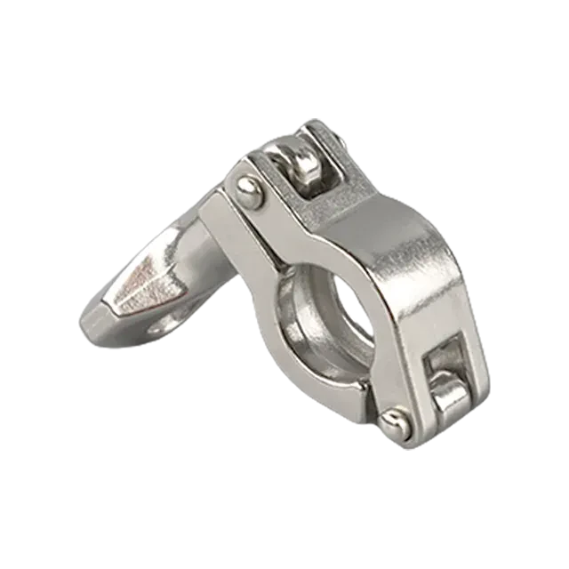 Sanitary  Stainless Steel Single Hinge Micro Clamp Single Pin Fastener — 6/6