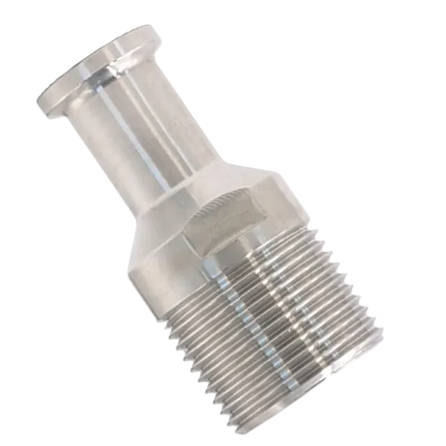 Sanitary Stainless Steel External Thread to Ferrule Tri-Clamp NPT HexPipe Fitting Adaptor — 4/6