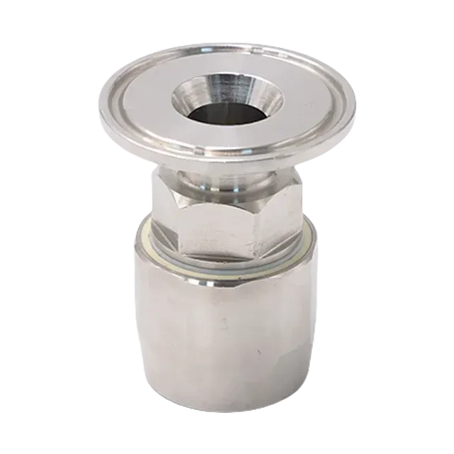 Sanitary Stainless Steel Hygenic TriClamp ReSeal Hose Fitting Adaptor — 6/6