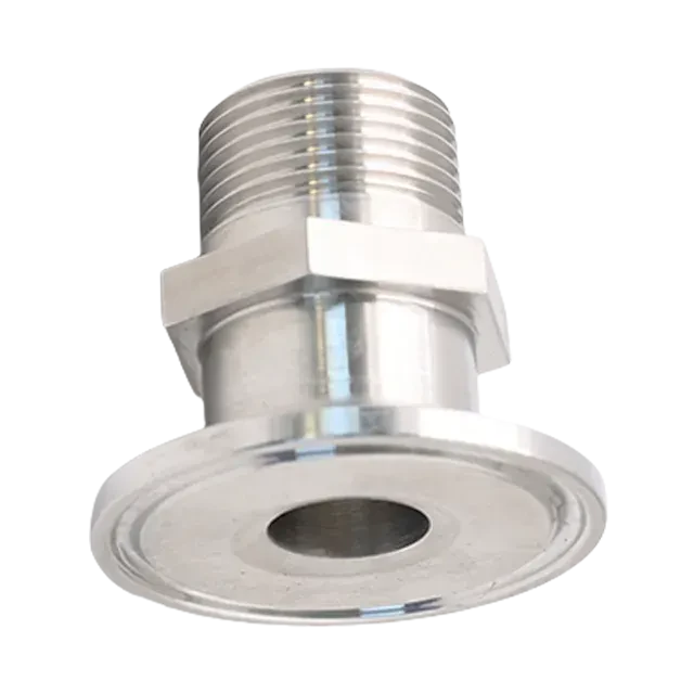 Sanitary Stainless Steel Tri Clamp Flange Filling Male Pipe Fitting Adaptor — 2/6