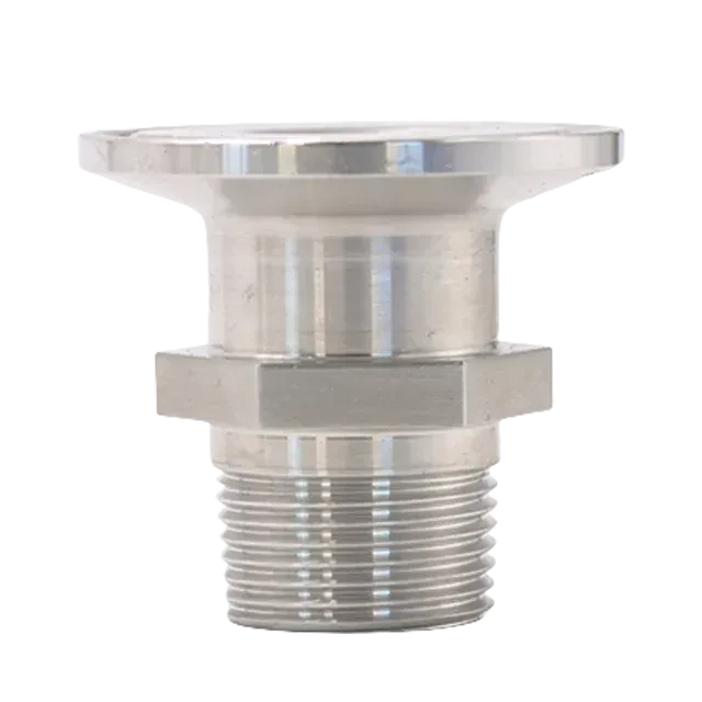 Sanitary Stainless Steel Tri Clamp Flange Filling Male Pipe Fitting Adaptor — 5/6