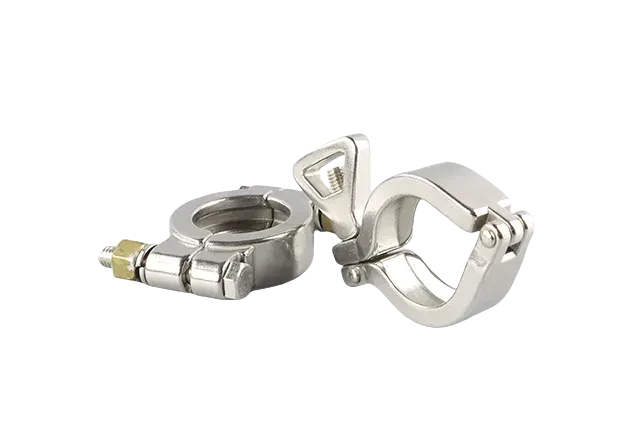 Sanitary  Stainless Steel High Pressure Vacuum Clamp with Nut — 2/6