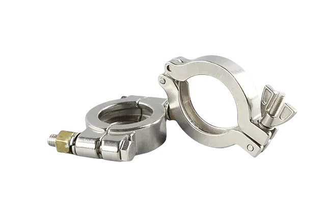 Sanitary  Stainless Steel High Pressure Vacuum Clamp with Nut — 4/6