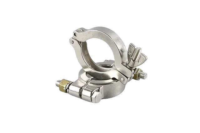Sanitary  Stainless Steel High Pressure Vacuum Clamp with Nut — 6/6