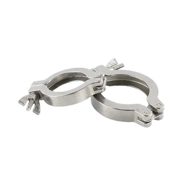 ISO Stainless Steel Sanitary Centering Ring  Vacuum Clamp Fitting — 2/6