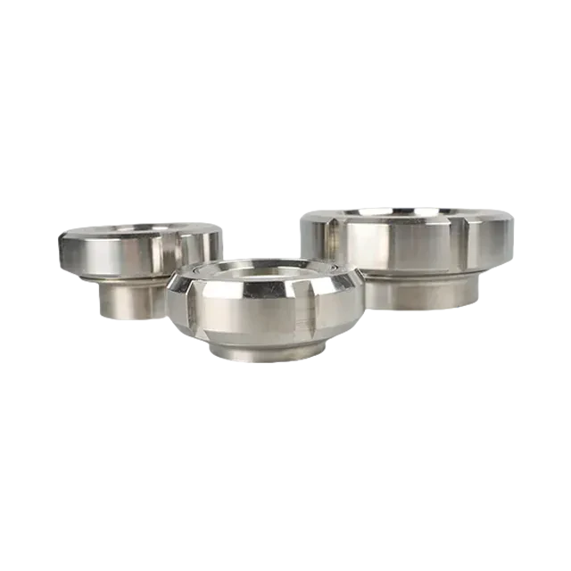 Stainless Steel Round SMS Union Type Sight Tampered Glass  with Weld End — 2/6