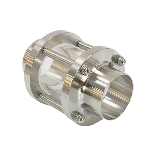 Stainless Steel Butt Weld Sight Glass with Temperature Resistant Borosilicate Glass — 6/6