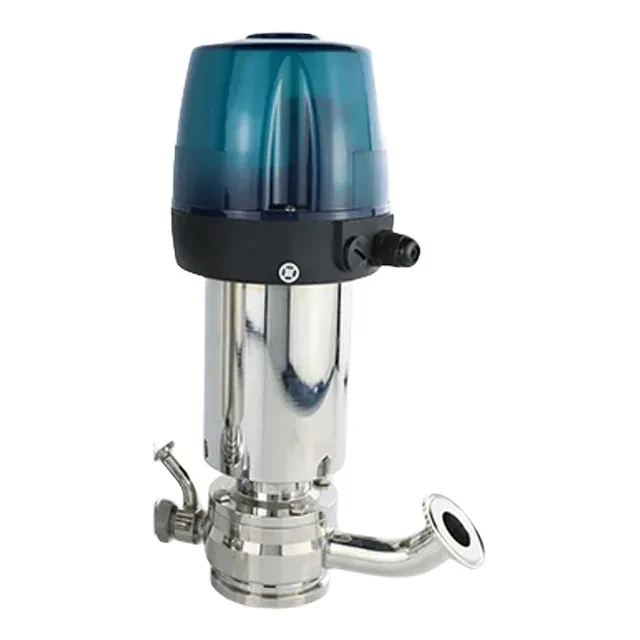 Stainless Steel Sterile Ultra Pure Pneumatic DiaphragmTank Bottom Valve with C-Top Head — 2/6