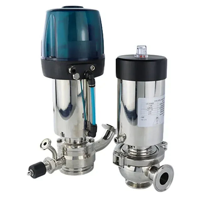 Stainless Steel Sterile Ultra Pure Pneumatic DiaphragmTank Bottom Valve with C-Top Head — 5/6
