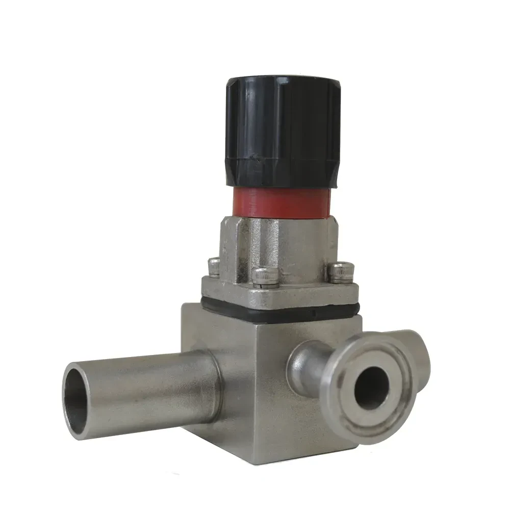 Stainless Steel High Pressure Pneumatic Clamped Diaphragm Valve — 3/6