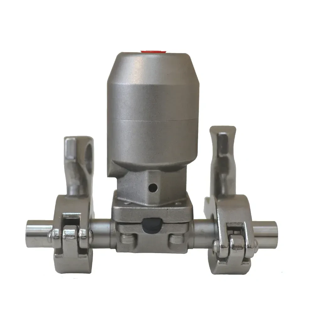Stainless Steel Sterile Compatible Direct-way Diaphragm Brantch Valve — 3/6