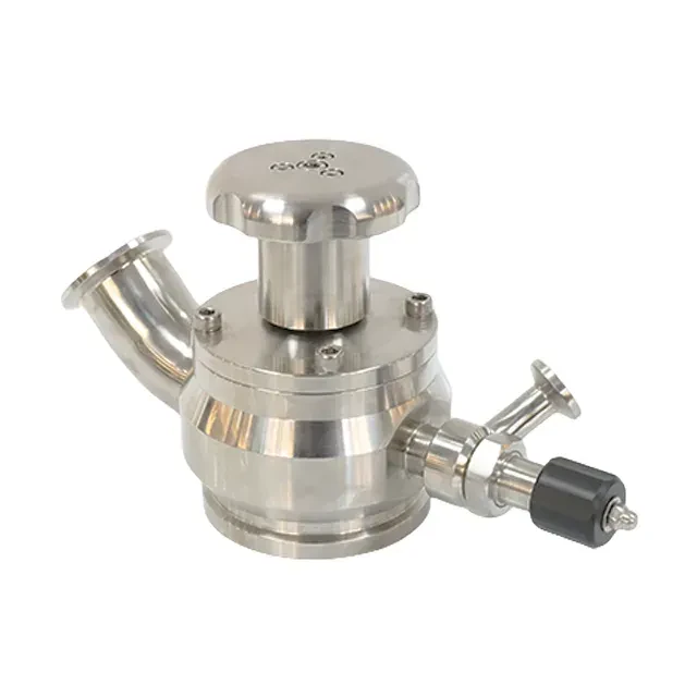 Stainless Steel Aseptic Tank Flush Bottom Valve with Aseptic Sampling Valve — 6/6
