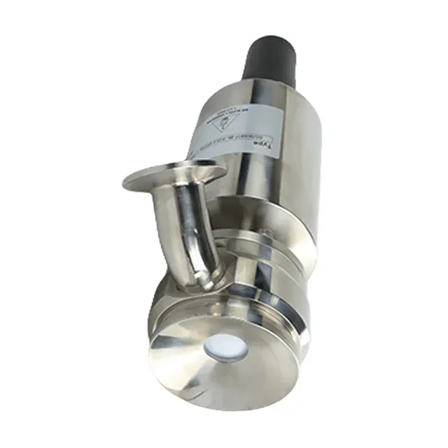 Sanitary Stainless Steel Clamped Elbow Type Sanitary Pneumatic Tank Bottom Discharge Valve — 6/6