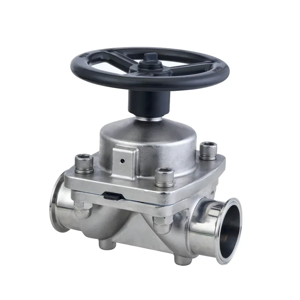 SS316L Sterile High Purity Manual Membrane Valve — 3/6