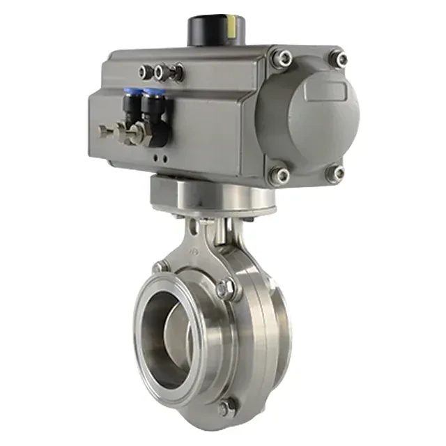 Stainless Steel Sanitary Food Grade 180degree Rotary Vane Valve for The Food Industry — 4/6