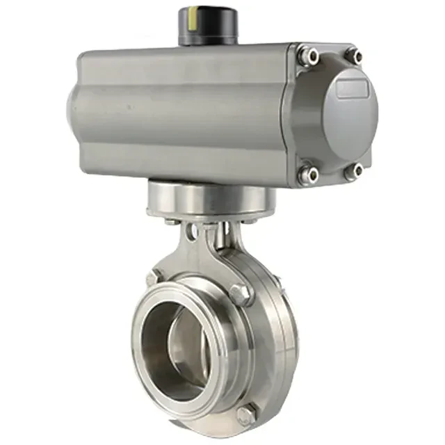 Stainless Steel Sanitary Food Grade 180degree Rotary Vane Valve for The Food Industry — 3/6