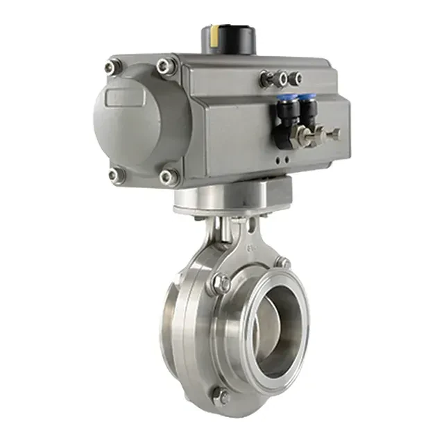 Stainless Steel Sanitary Food Grade 180degree Rotary Vane Valve for The Food Industry — 5/6