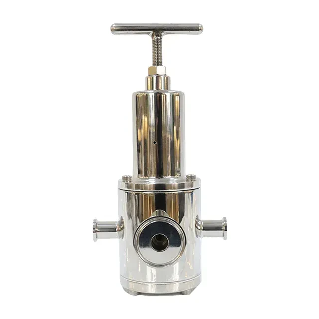 Stainless Steel Sanitary Manually Adjustable Clamped Pressure Reducing Valve — 6/6