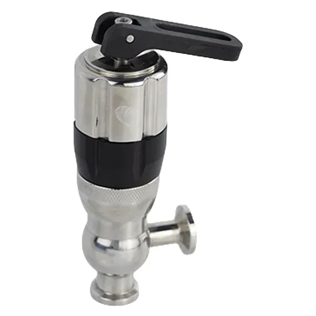 Sanitary Stainless Steel Clamped Mini Safety Valve for Liquids — 4/6