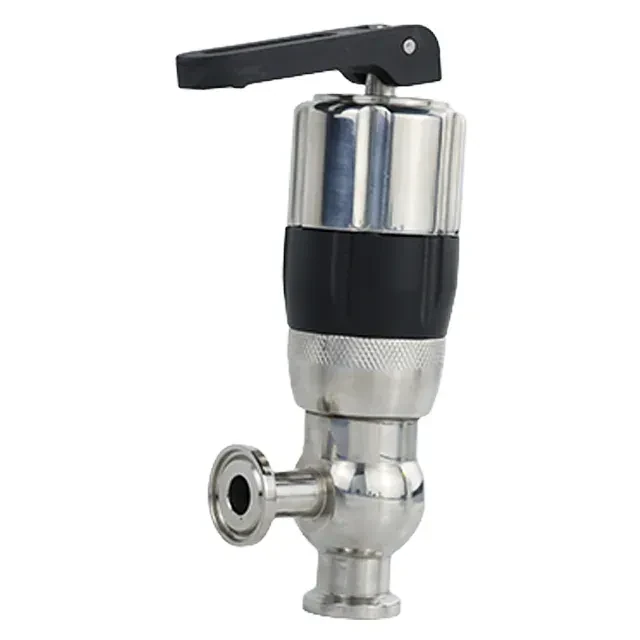 Sanitary Stainless Steel Clamped Mini Safety Valve for Liquids — 5/6