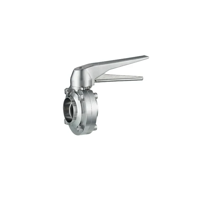 Stainless Steel Sanitary Durable Pull Trigger Butterfly Valve — 3/6
