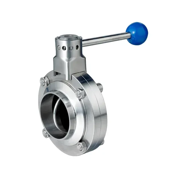 Stainless Steel Sanitary Durable Pull Trigger Butterfly Valve — 2/6