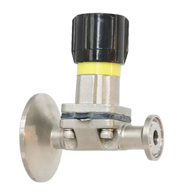 Stainless Steel Sanitary Manual High Purity Aseptic Liquid Sampling Valve — 2/6