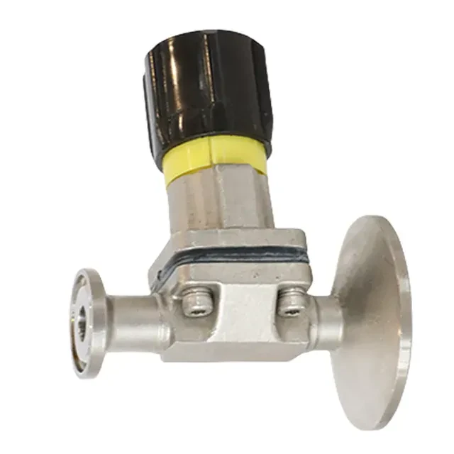 Stainless Steel Sanitary Manual High Purity Aseptic Liquid Sampling Valve — 5/6