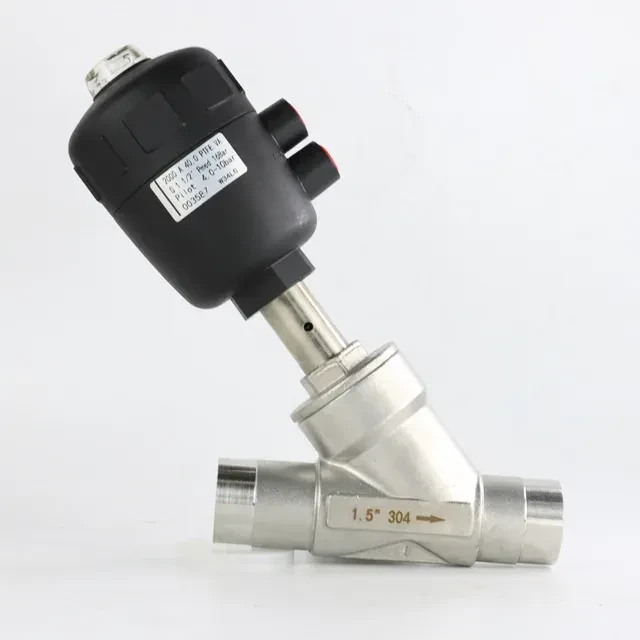 SS316L Y-Type Normally Open Pneumatic Angle Seat Valve — 2/6