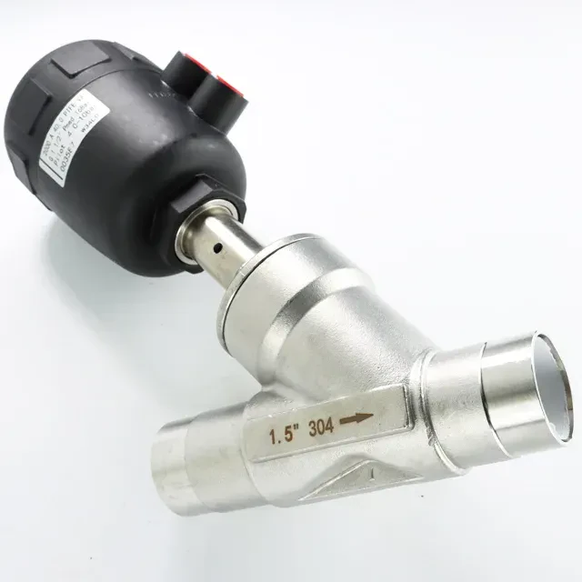 SS316L Y-Type Normally Open Pneumatic Angle Seat Valve — 6/6