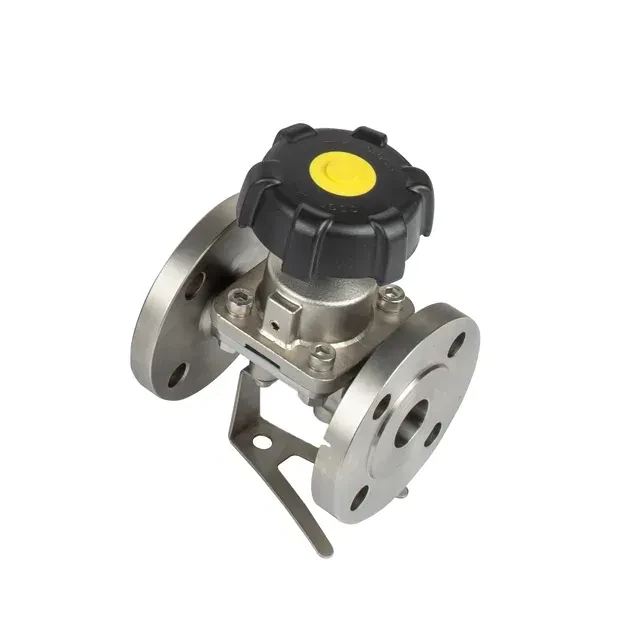 Stainless Steel Sanitary Diaphragm Valve with PTFE Gasket — 2/6