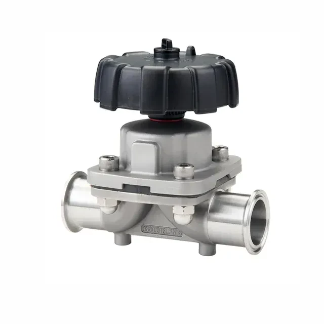 Stainless Steel Sanitary Adjustable Diaphragm Valve for Food — 2/6