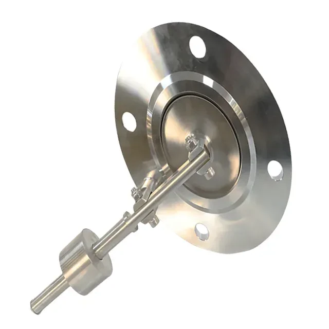 Sanitary Stainless Steel Adjustable Lever Type  Pressure Relief  Anti-Vacuum Safety Valve — 5/6