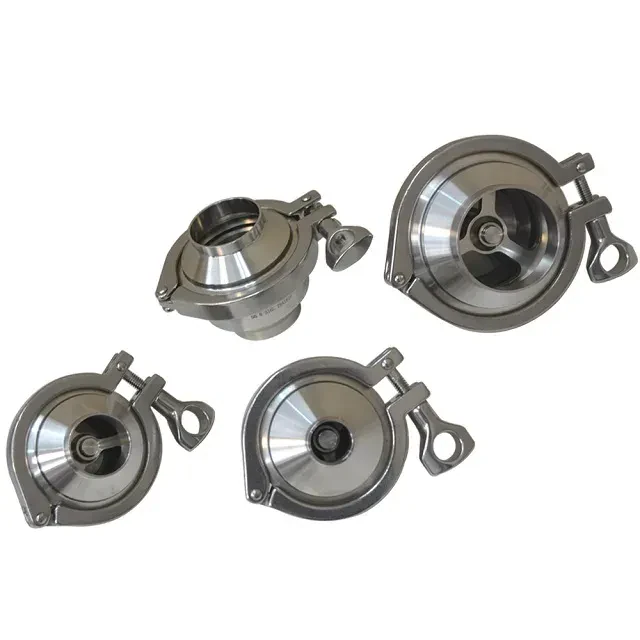 Stainless Steel Sanitary Ultra Clean One Way Weld Check Valve for Liquid Control — 5/6