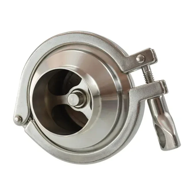 Stainless Steel Sanitary Ultra Clean One Way Weld Check Valve for Liquid Control — 3/6