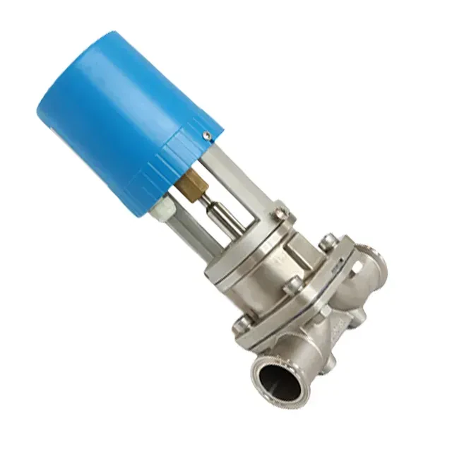 Sanitary Stainless Steel Electric Clamped Diaphragm Valve — 5/6
