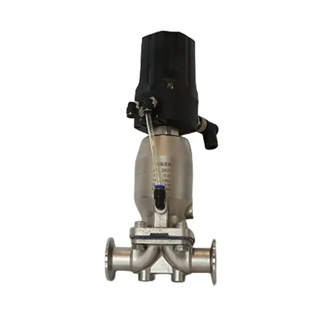 Stainless Steel Pneumatic Clamp-End Food Grade Diaphragm Valve — 6/6