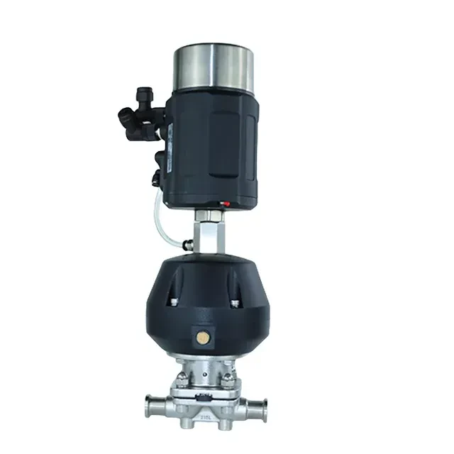 Stainless Steel Clamped Pneumatic Actuated Flow Control Diaphragm Valve — 3/6