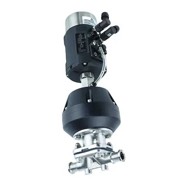 Stainless Steel Clamped Pneumatic Actuated Flow Control Diaphragm Valve — 4/6