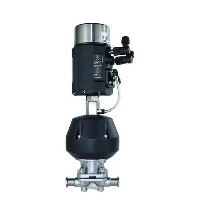 Stainless Steel Clamped Pneumatic Actuated Flow Control Diaphragm Valve — 5/6