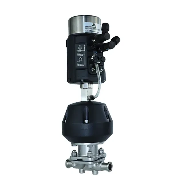 Stainless Steel Clamped Pneumatic Actuated Flow Control Diaphragm Valve — 6/6