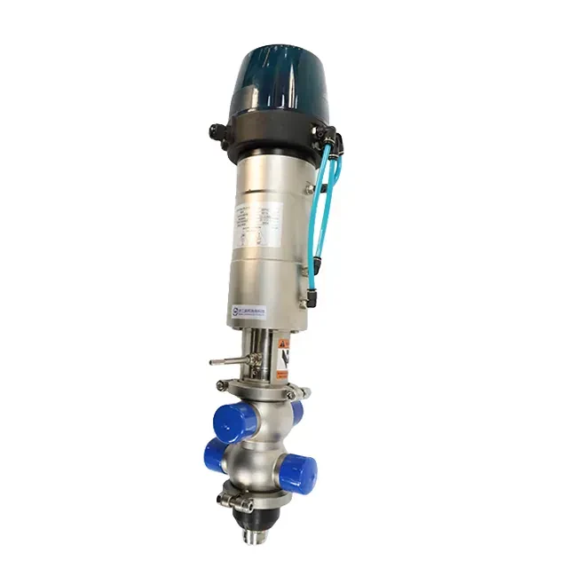 Sanitary Stainless Steel Single Seat Pneumatic Intelligent Mixproof Valve — 4/6