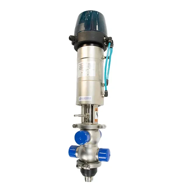 Sanitary Stainless Steel Single Seat Pneumatic Intelligent Mixproof Valve — 5/6