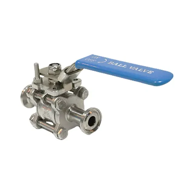 Sanitary Stainless Steel Clamped Two-Way Manual Hydraulic Quick Install Ball Valve — 6/6
