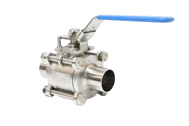Sanitary Stainless Steel Full Encalpsulated Manual Threaded Butterfly Ball Valve — 6/6
